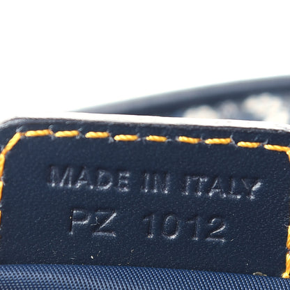 Christian Dior Monogram Mini Saddle Bowler Navy Navy 7 of 9