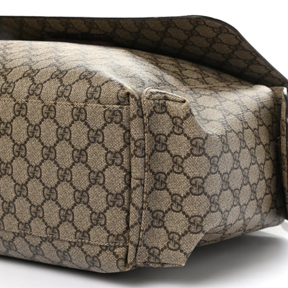 Gucci GG Plus Monogram Messenger Diaper Bag Dark Brown 15 of 16