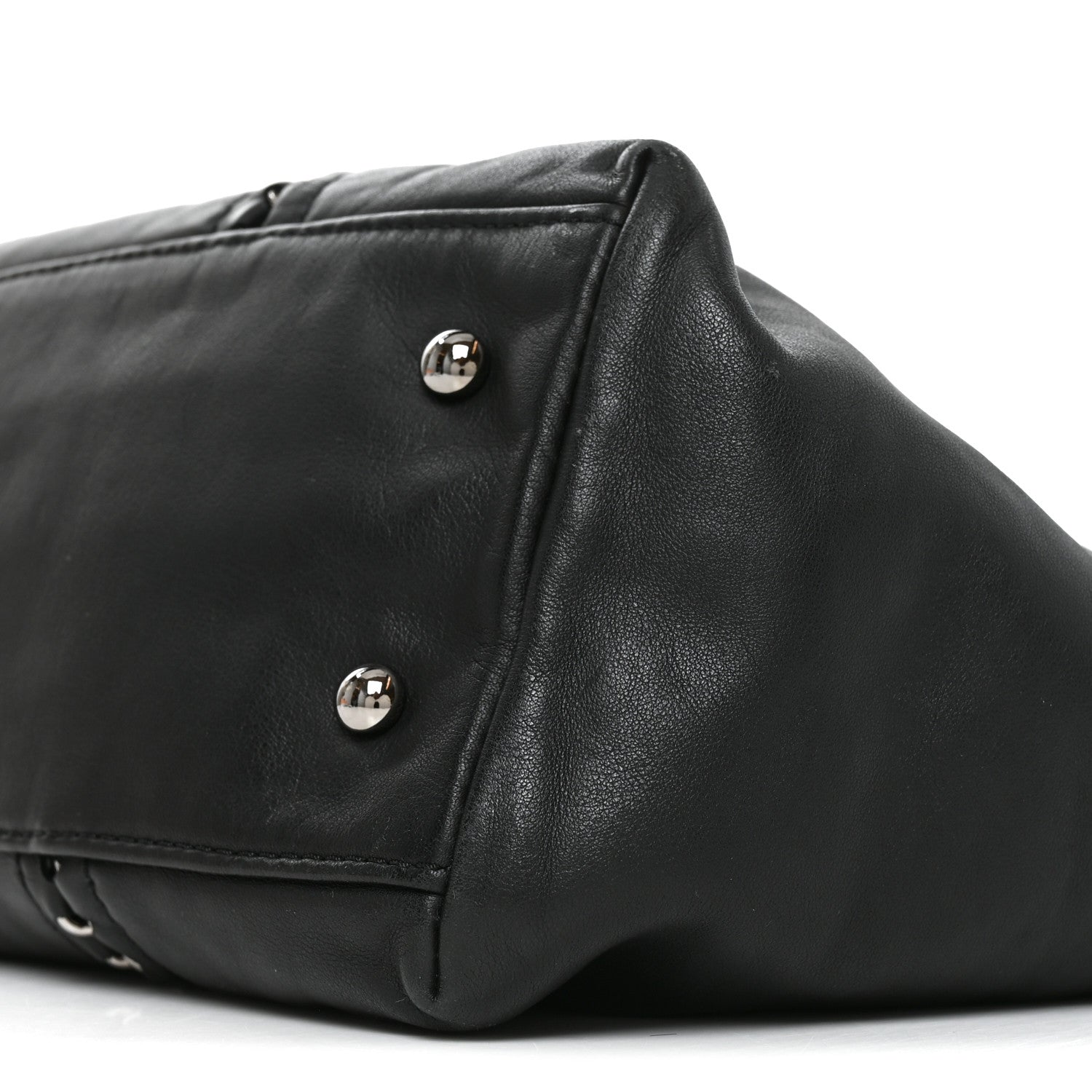 Chanel Smooth Calfskin Luxe Ligne Tote Black 9 of 10