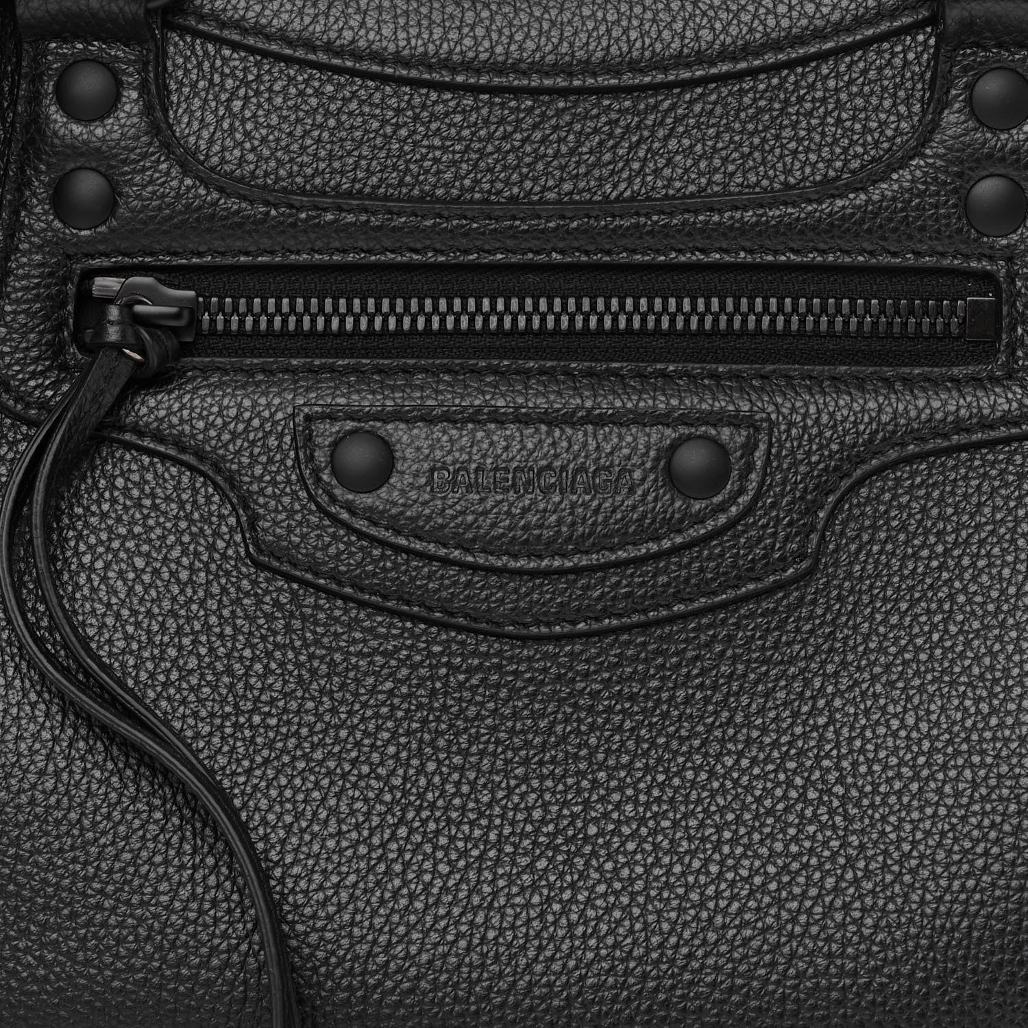 Balenciaga Grained Calfskin Neo Classic Black Hardware S City Black 8 of 10