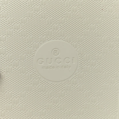 Gucci Terry Cloth GG Monogram Slide Sandals 41 Blue Red 6 of 9