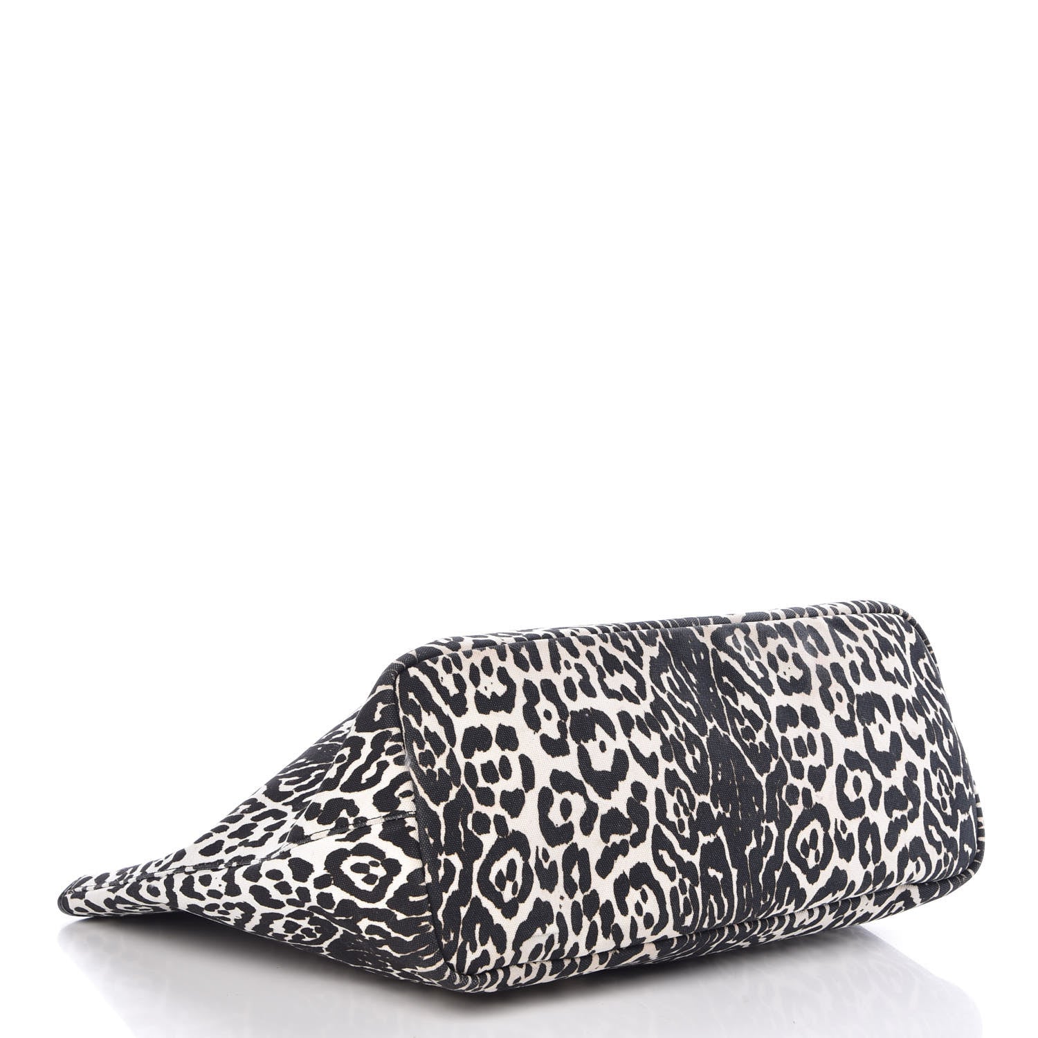 Givenchy Canvas Jaguar Print Large Antigona Tote Black White 4 of 12