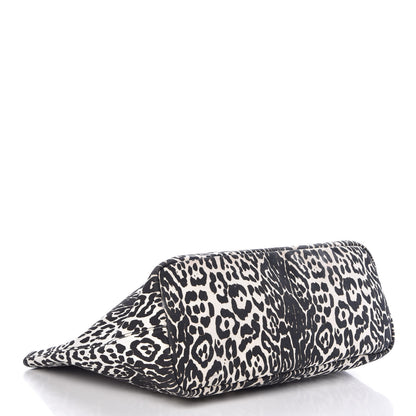 Givenchy Canvas Jaguar Print Large Antigona Tote Black White 4 of 12