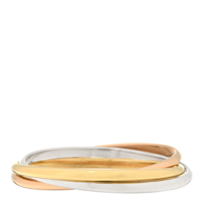 Cartier 18K Pink Yellow White Gold Extra Small Les Must De Cartier Trinity Ring 62 10 2 of 3