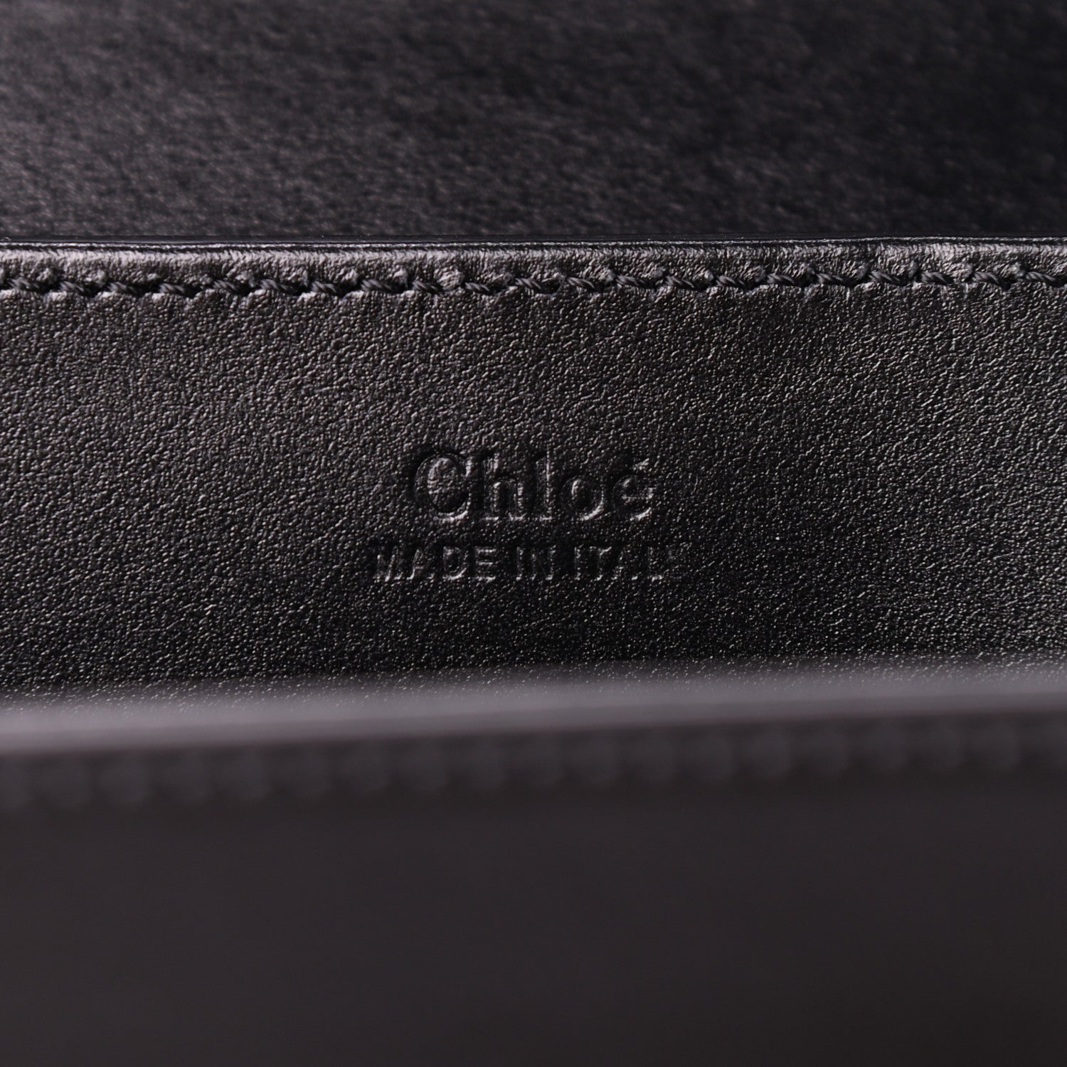 Chloe Calfskin Small C Double Carry Black 6 of 9