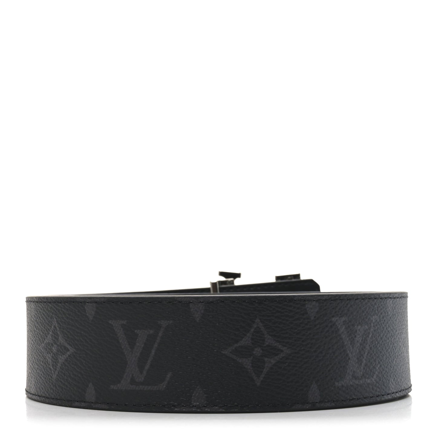 Calfskin Monogram Eclipse 40mm Shake LV Initiales Reversible 90 36 Belt