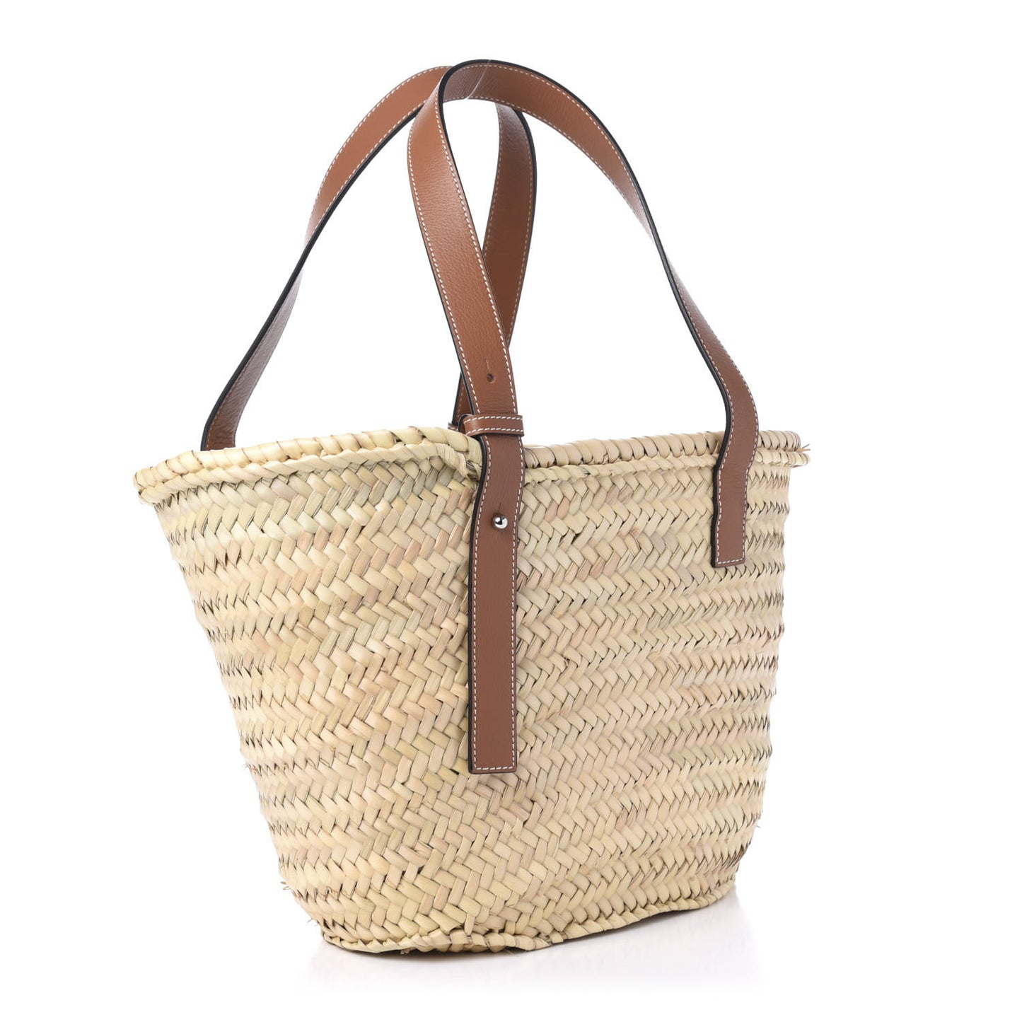 Raffia Large Basket Tote Bag Natural Tan
