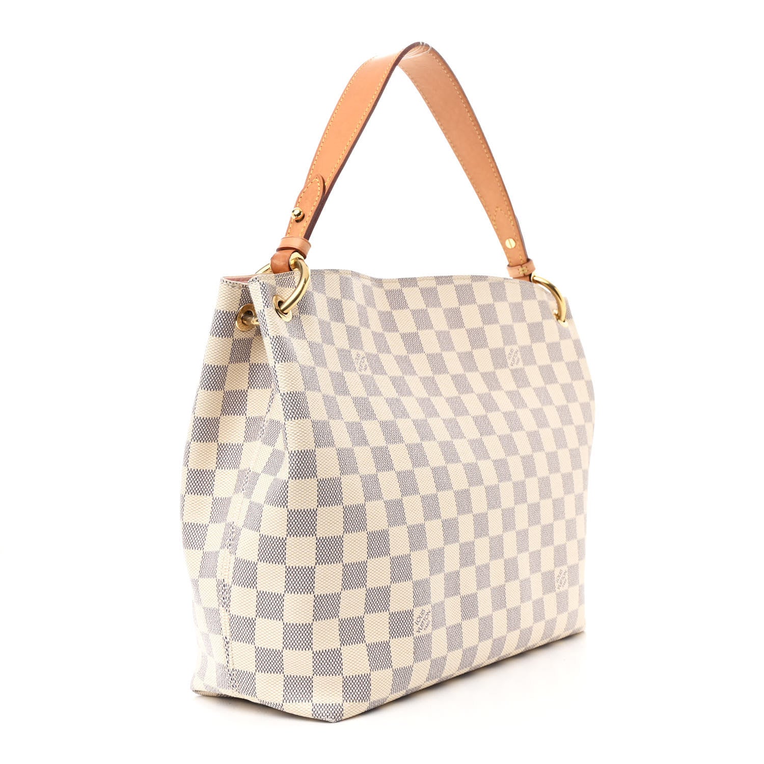 Louis Vuitton Damier Azur Graceful PM Rose Ballerine 3 of 14