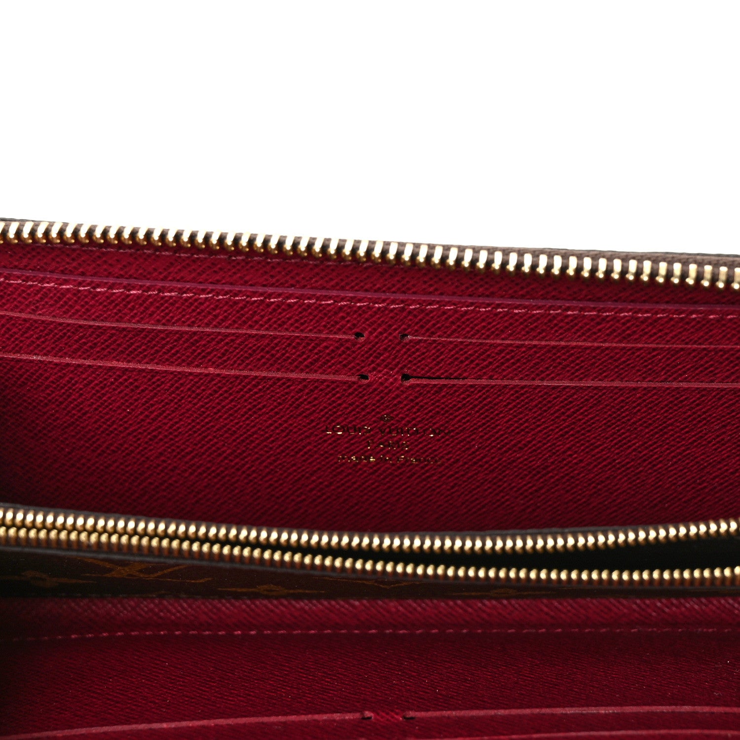 Louis Vuitton Monogram Clemence Wallet Fuchsia 9 of 10