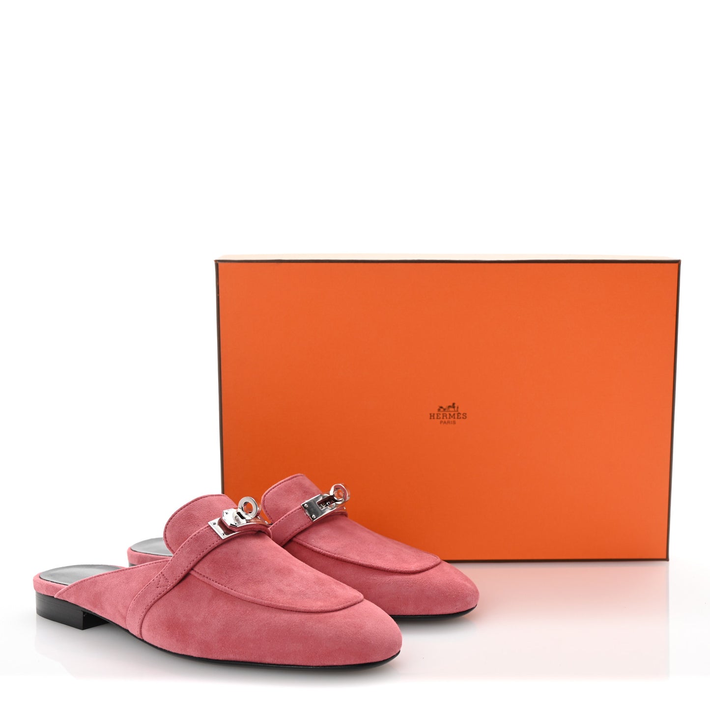 Suede Goatskin Oz Mules 35 Rose De Venise