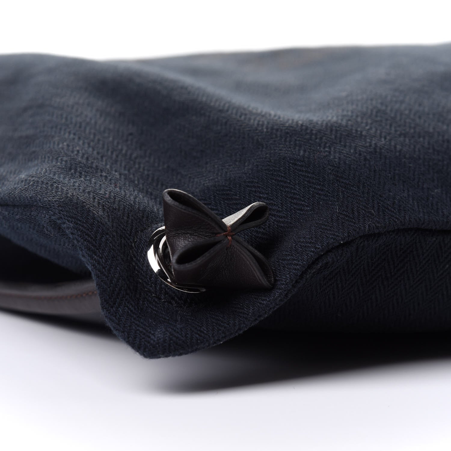 Hermes Toile Swift Maline Bag Navy Ebene 7 of 8