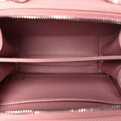 Chanel Caviar Quilted Striped Small CC Filigree Vanity Case Pink White 5 of 10
