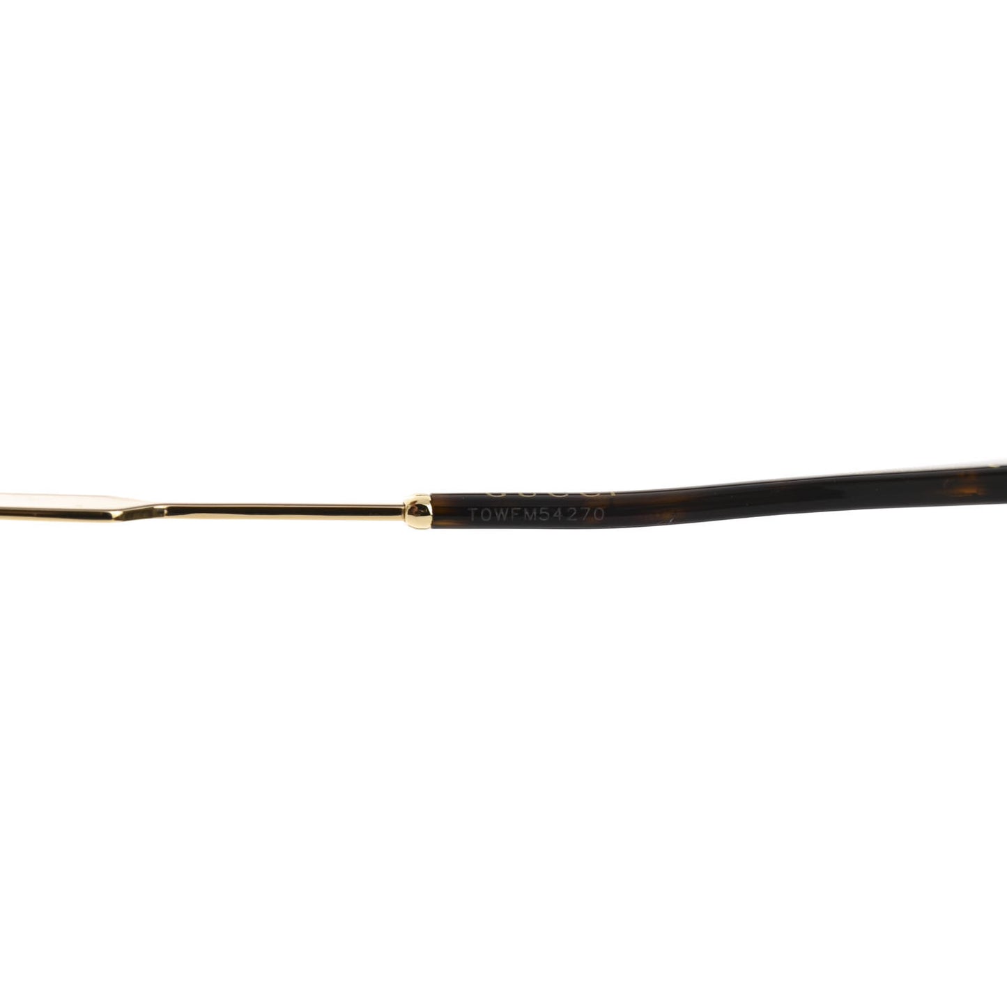 Web Aviator Sunglasses GG0587S Gold Tortoise