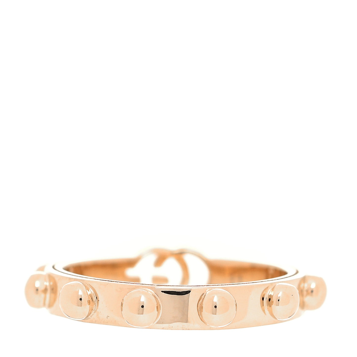 18K Yellow Gold Running GG Ring 51 5.75