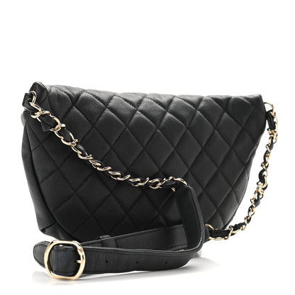 Chanel Caviar Quilted Business Affinity Waist Belt Bag Black 3 of 11