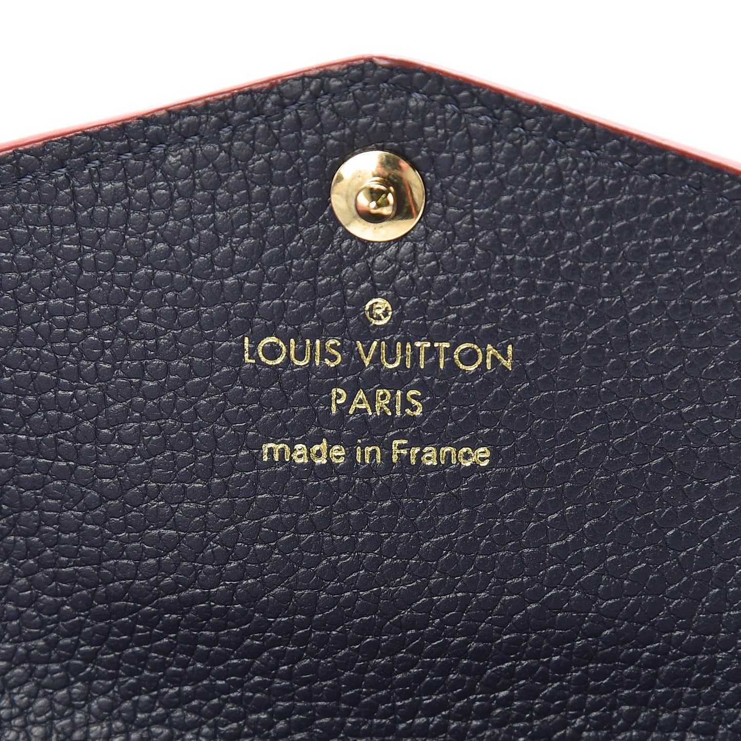Empreinte Key Pouch Marine Rouge