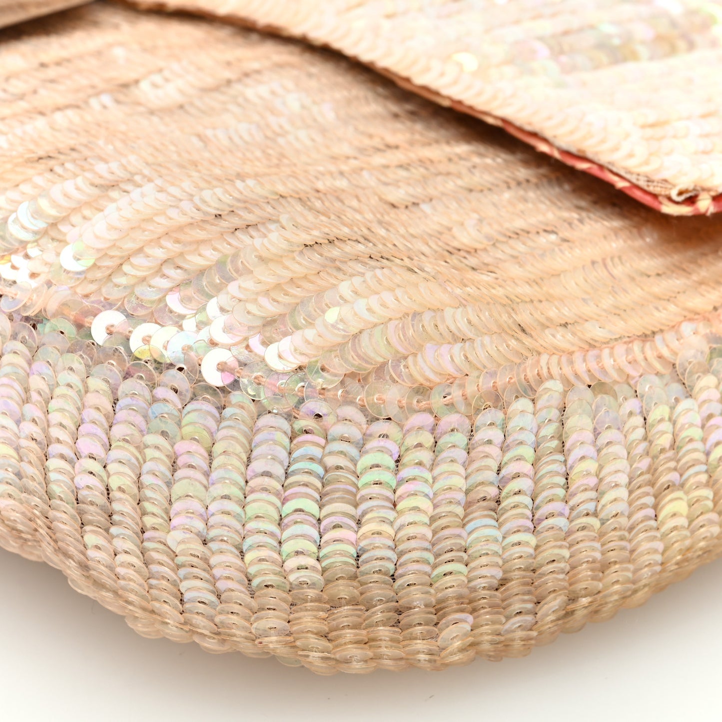 Snakeskin Sequins Baguette Pink