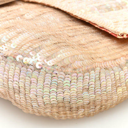 Fendi Snakeskin Sequins Baguette Pink 9 of 11
