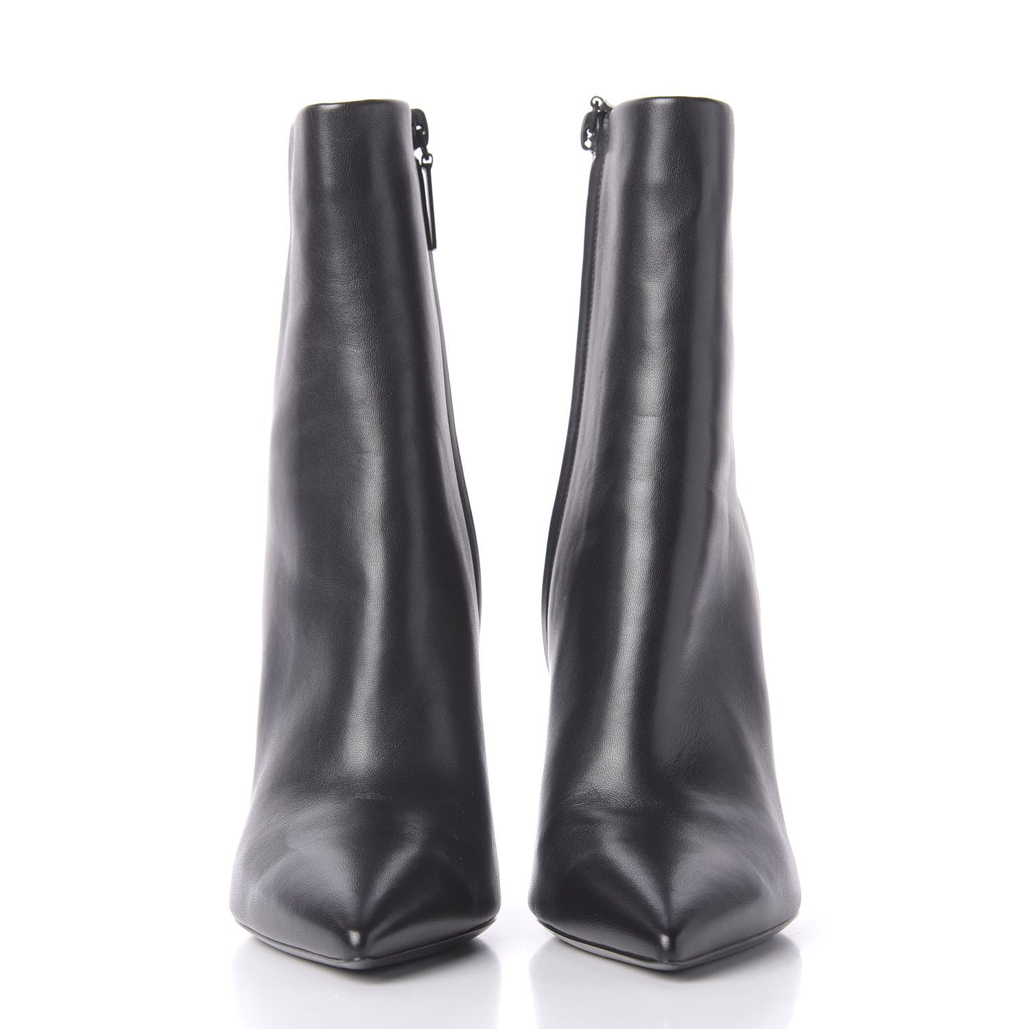 Saint Laurent Calfskin Opyum Ankle Boots 36 Black 2 of 10