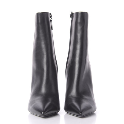 Saint Laurent Calfskin Opyum Ankle Boots 36 Black 2 of 10