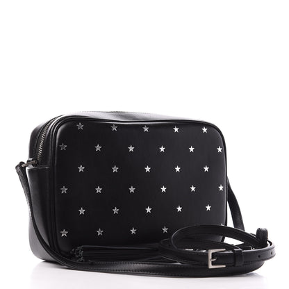 Saint Laurent Calfskin Monogram Star Lou Camera Bag Black 4 of 12
