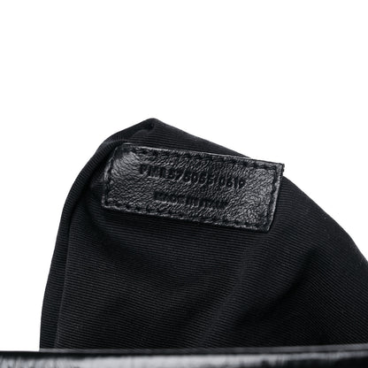 Saint Laurent Crinkled Calfskin Matelasse Monogram Medium Niki Chain Satchel Black 7 of 9
