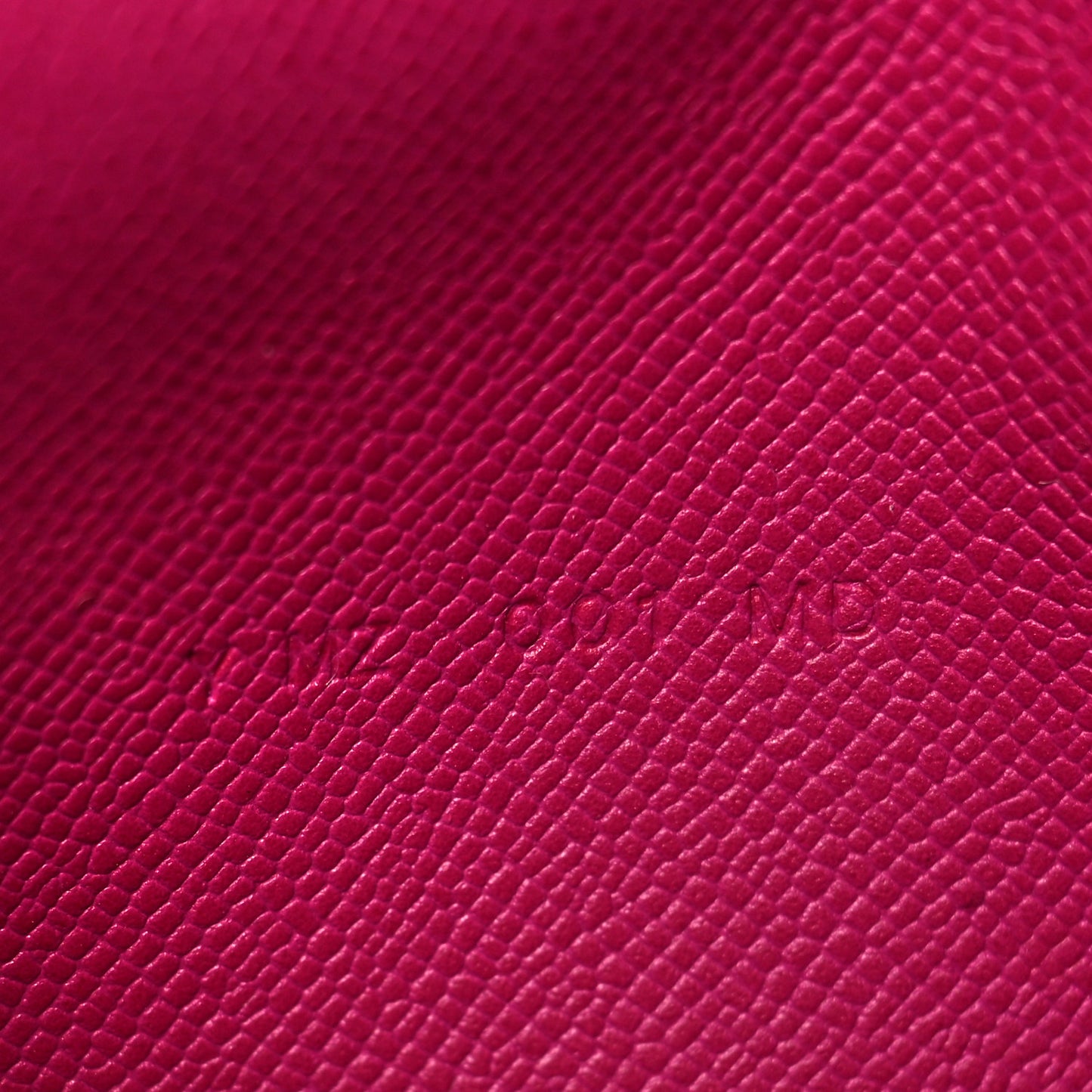 Madame Calfskin Kelly Pocket Compact Wallet Rose Pourpre