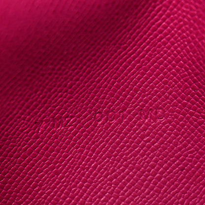 Hermes Madame Calfskin Kelly Pocket Compact Wallet Rose Pourpre 8 of 9
