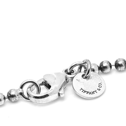 Tiffany Sterling Silver 18K Yellow Gold Heart Key Lock Pendant Necklace 3 of 5