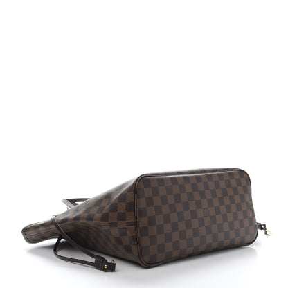 Louis Vuitton Damier Ebene Neo Neverfull MM Rose Ballerine 5 of 15