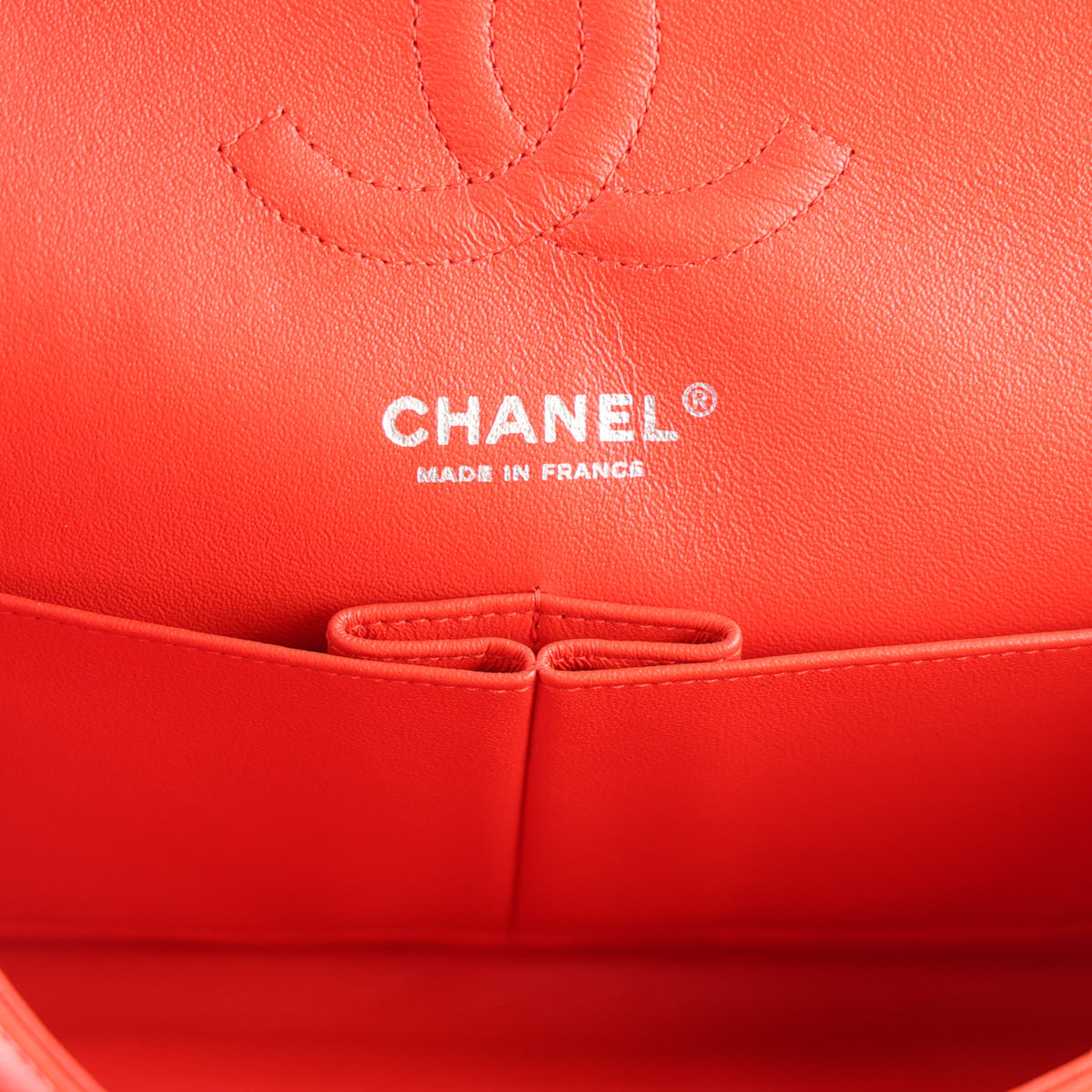 Chanel Patent Quilted Medium Double Flap Red 6 of 10