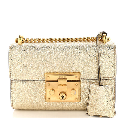 Gucci Galassia Small Padlock Shoulder Bag Platino 1 of 16