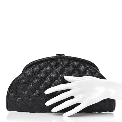Chanel Caviar Quilted Timeless Clutch Black 2 of 10