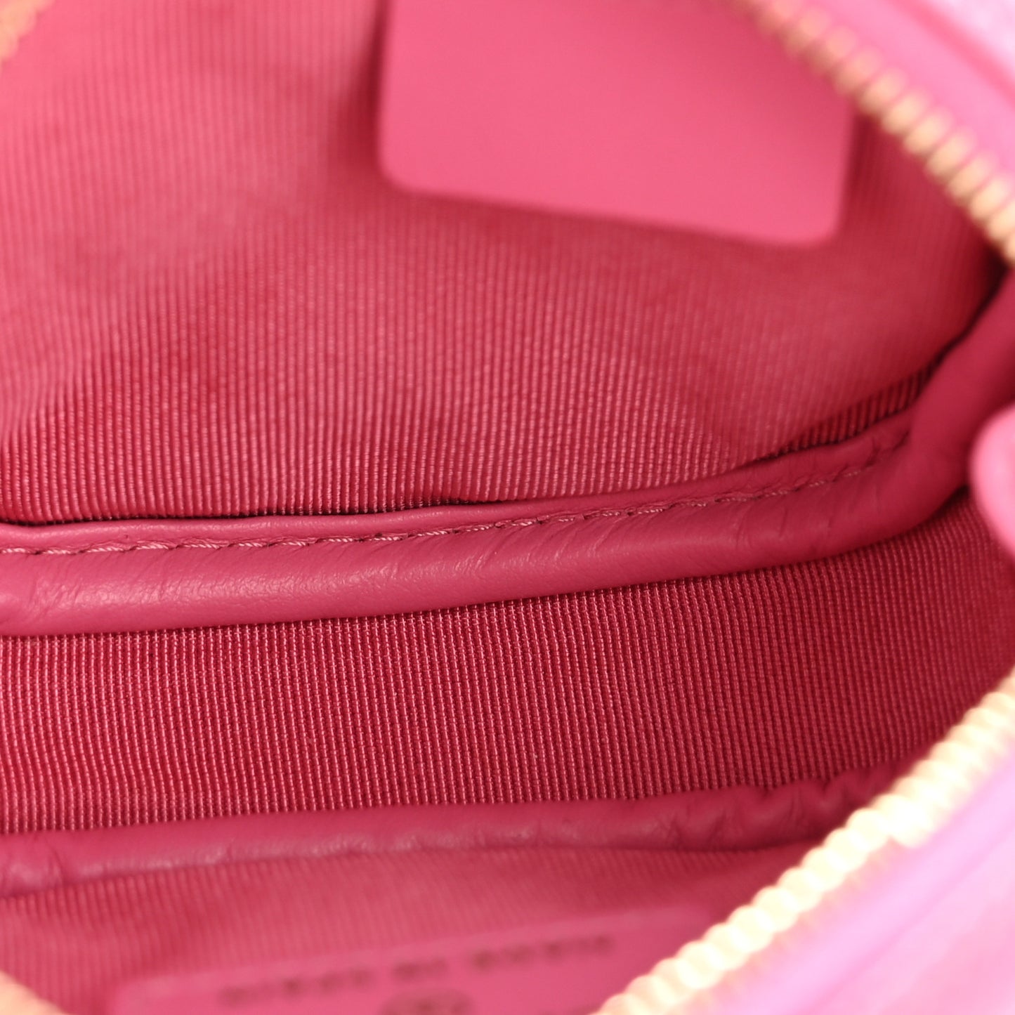 Caviar Quilted Zip Around Classic Coin Purse Pink