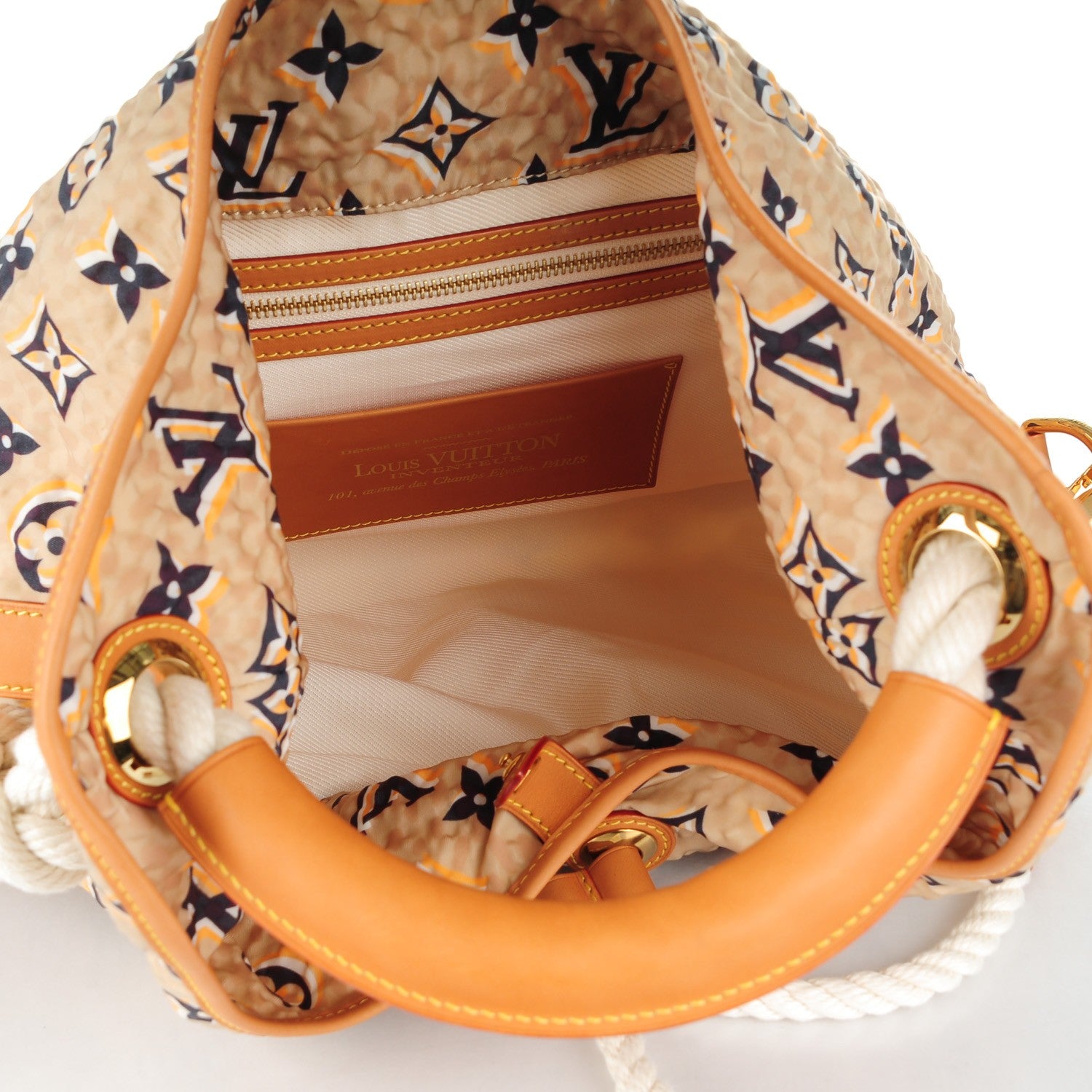 Louis Vuitton Canvas Monogram Cruise Bulles MM Natural 5 of 8