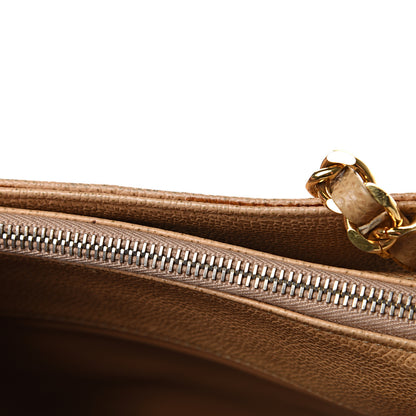 Chanel Caviar CC Shoulder Bag Beige 19 of 21
