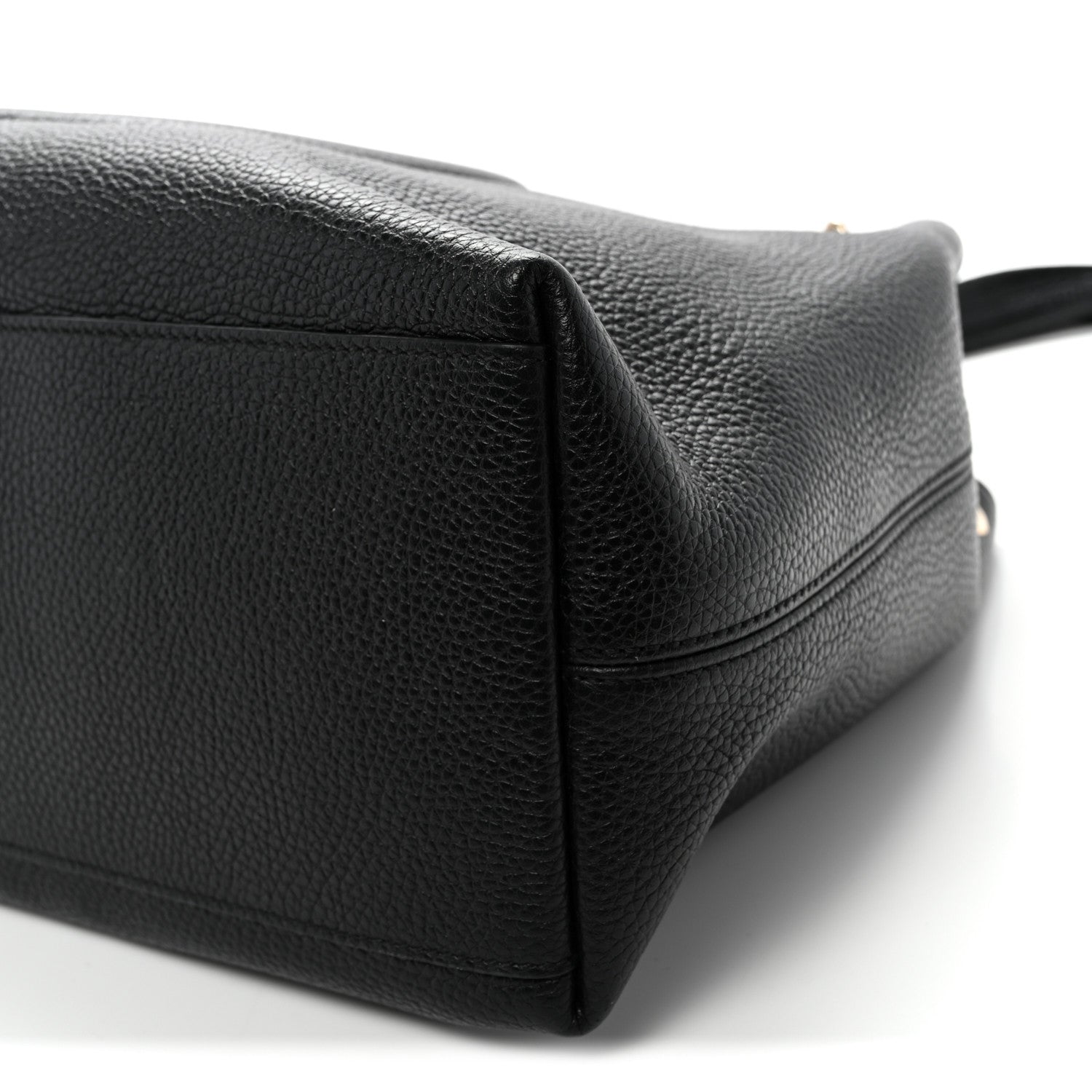 Gucci Pebbled Calfskin Medium Soho Chain Shoulder Bag Black 10 of 10