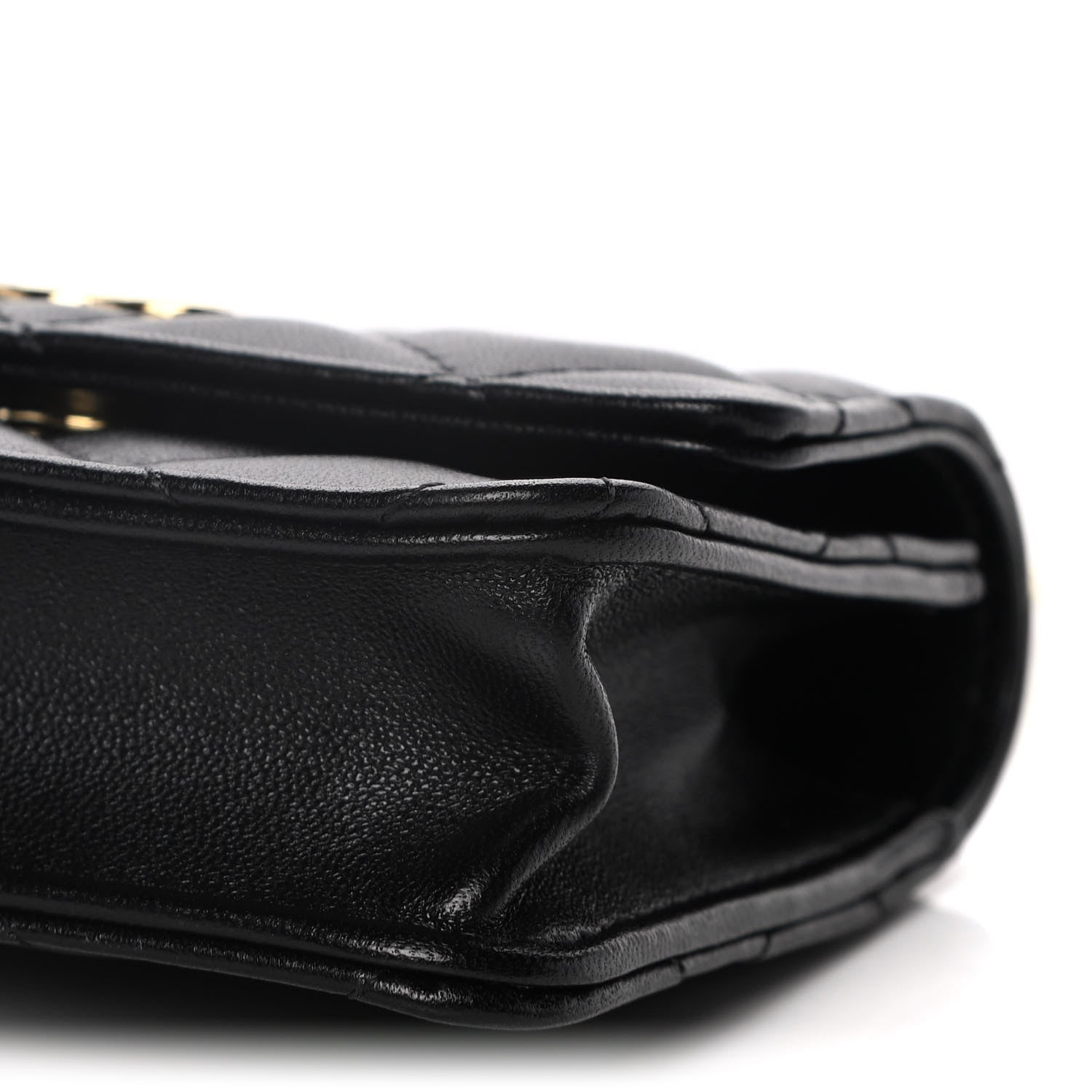 Chanel Lambskin Quilted CC Hook Card Holder Black 10 of 13