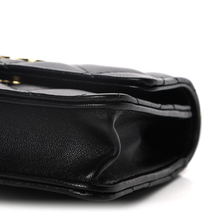 Chanel Lambskin Quilted CC Hook Card Holder Black 10 of 13