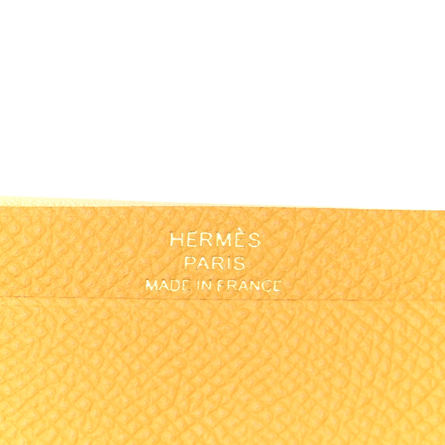 Epsom Mini Bearn Wallet Jaune Ambre