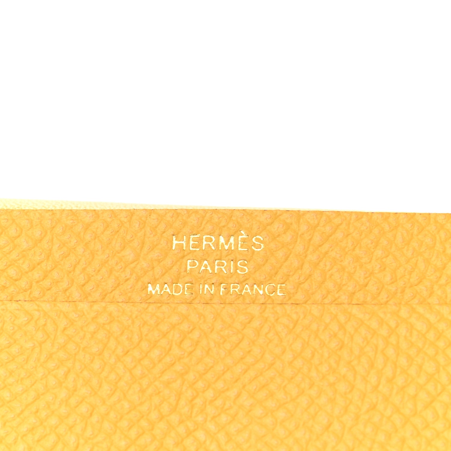 Hermes Epsom Mini Bearn Wallet Jaune Ambre 6 of 7