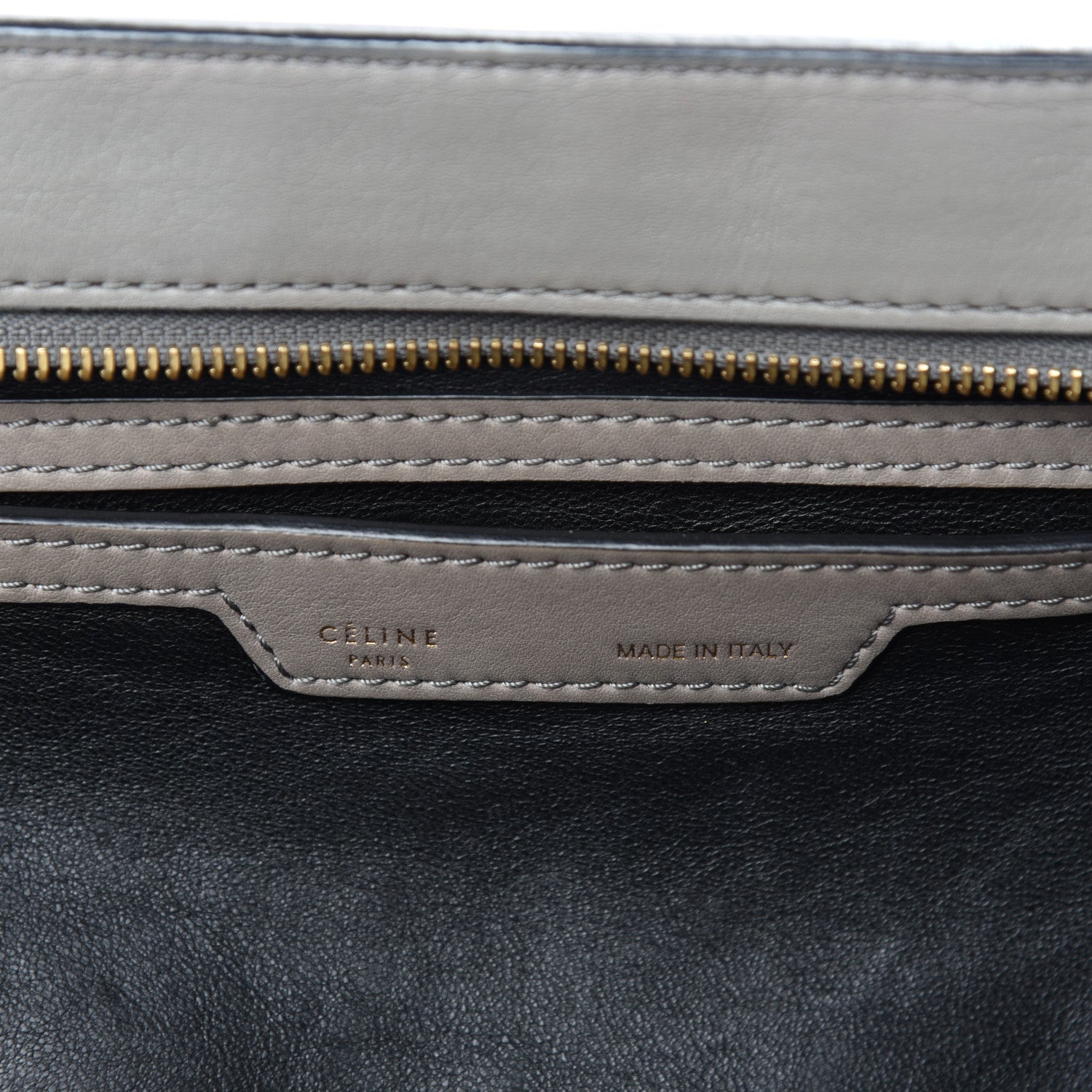 Celine Drummed Calfskin Suede Medium Trapeze 11 of 13