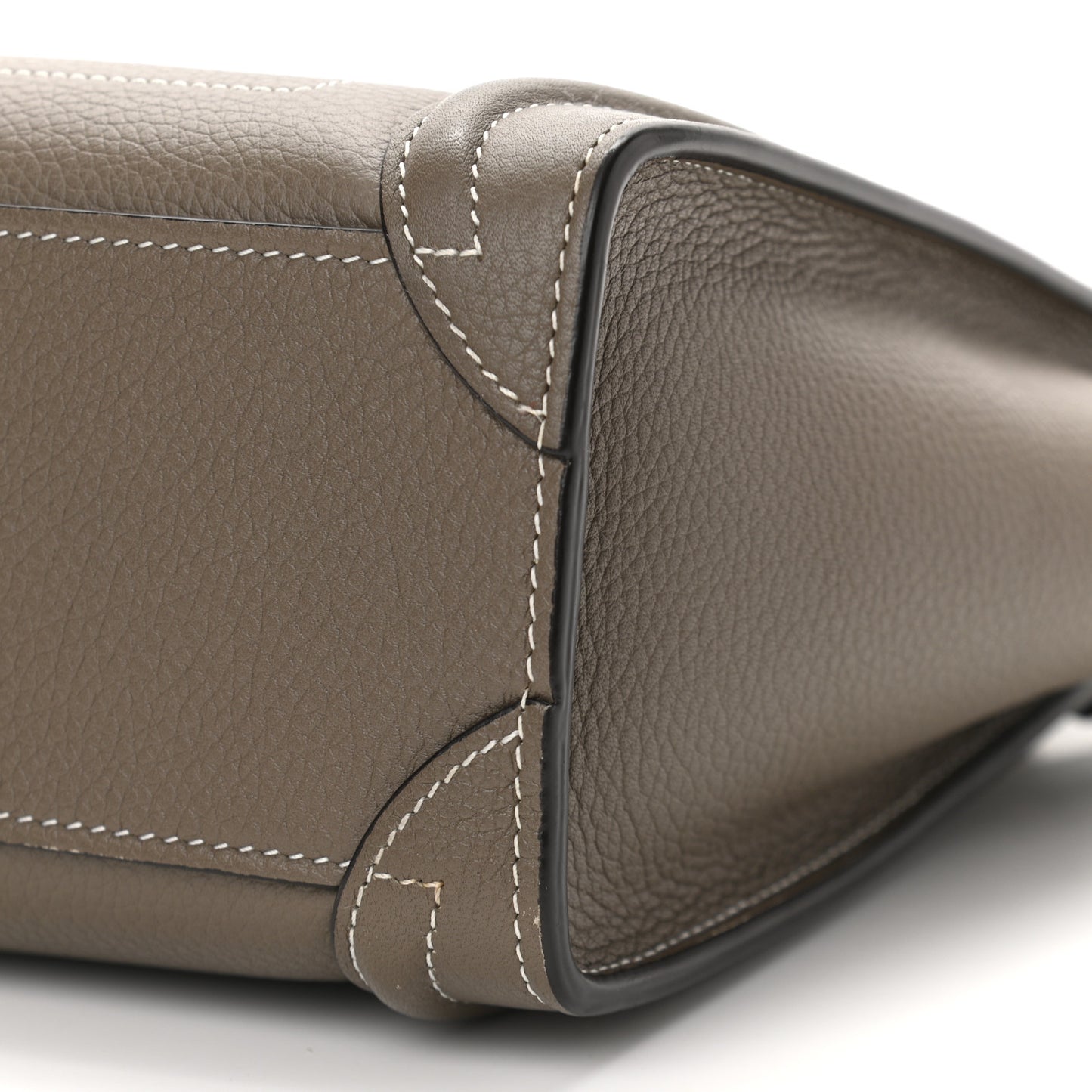 Drummed Calfskin Nano Luggage Souris