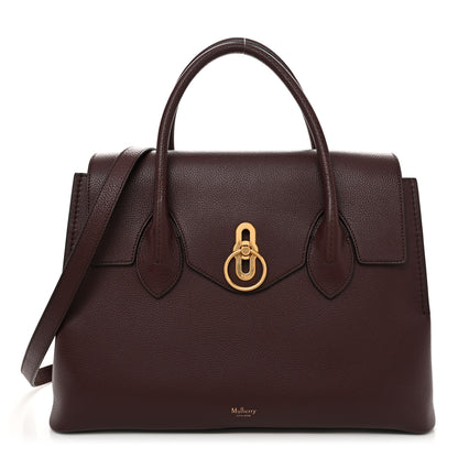 Mulberry Small Classic Grain Calfskin Seaton Oxblood 1 of 9