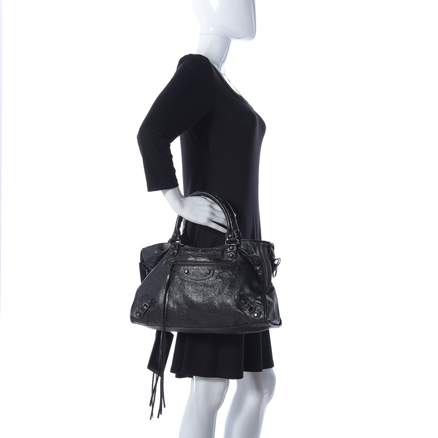 Balenciaga Agneau Classic Hardware City Black 3 of 10