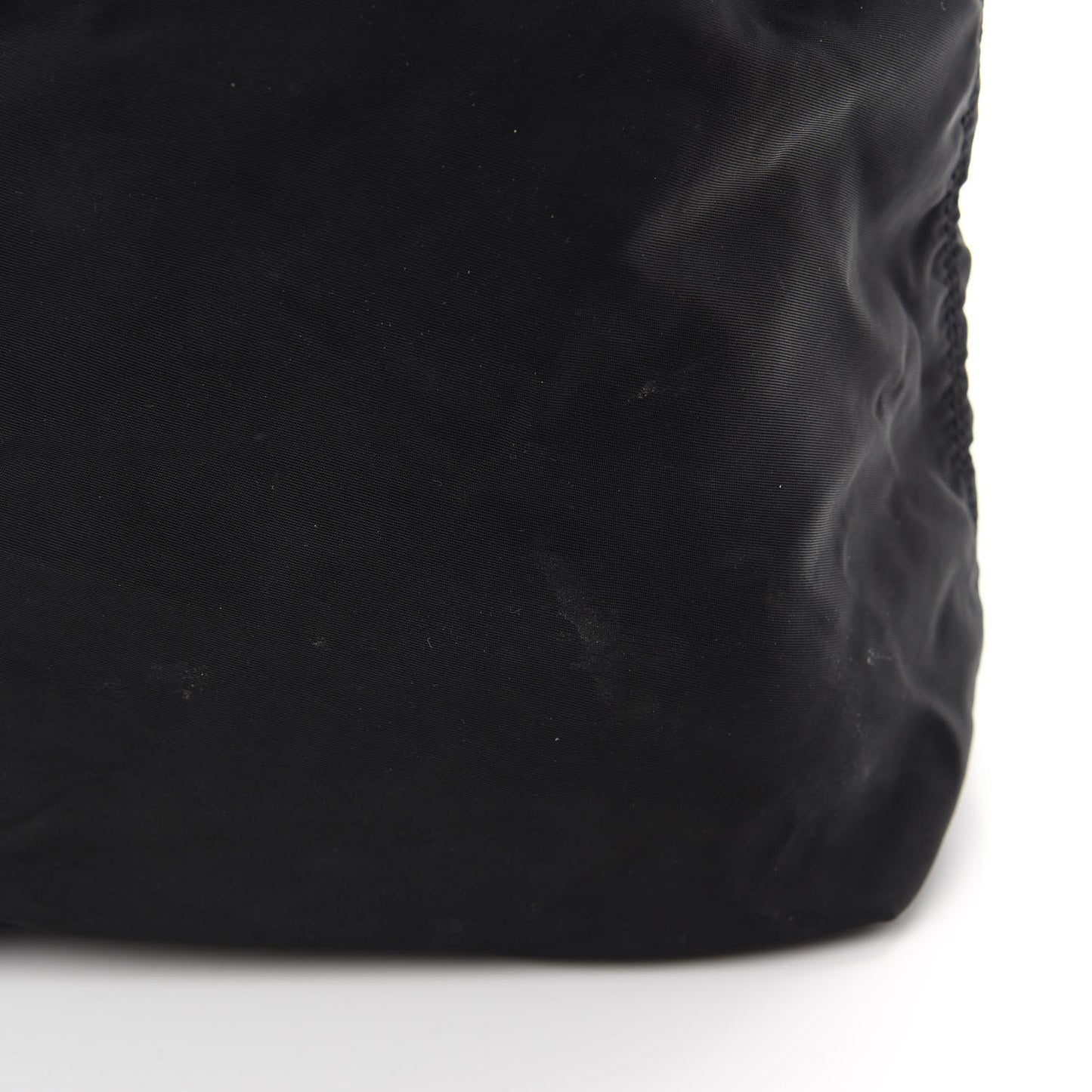 Nylon Calfskin Vela Tote Black