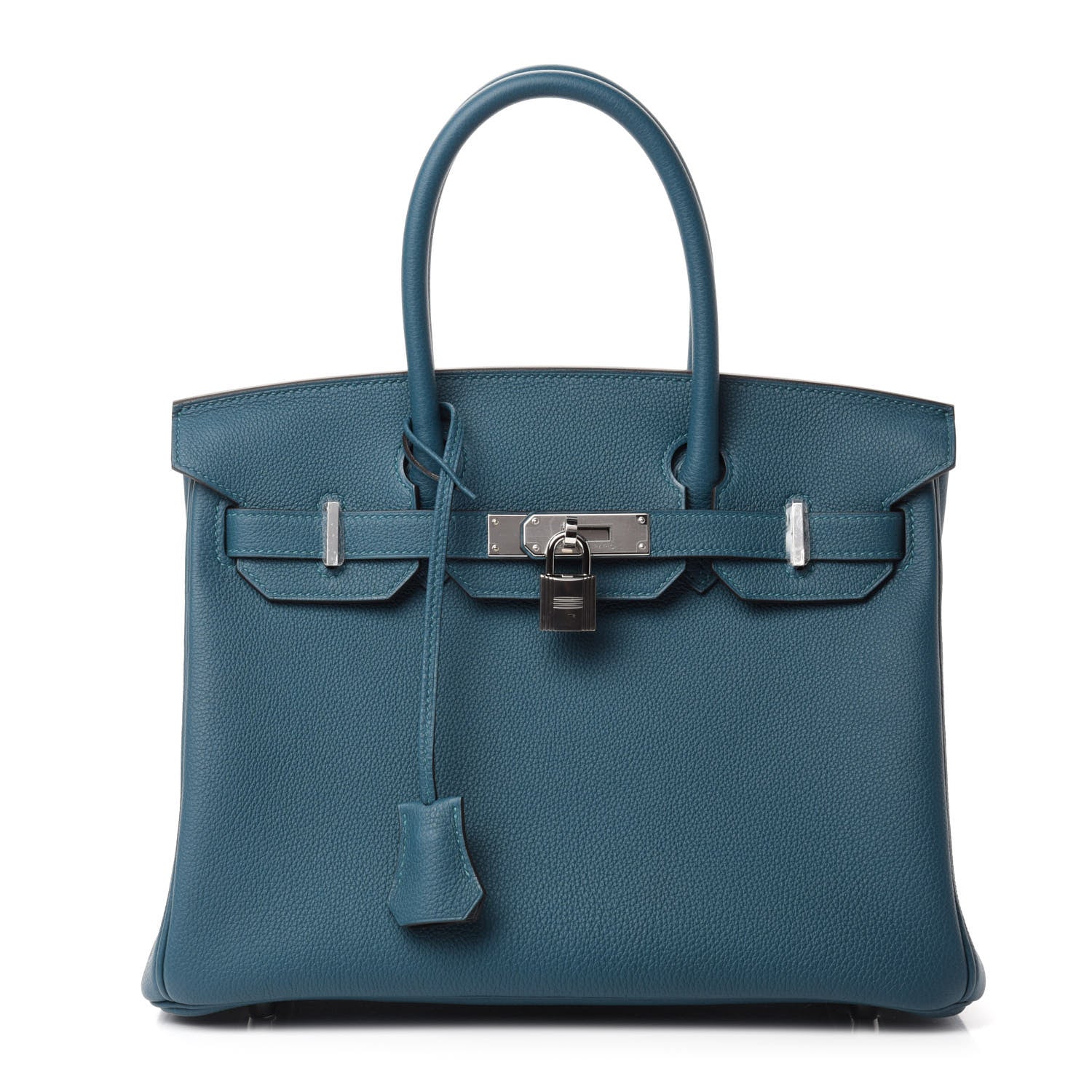 Hermes Taurillon Maurice Birkin Verso 30 Vert Bosphore Bleu Ocean 1 of 10