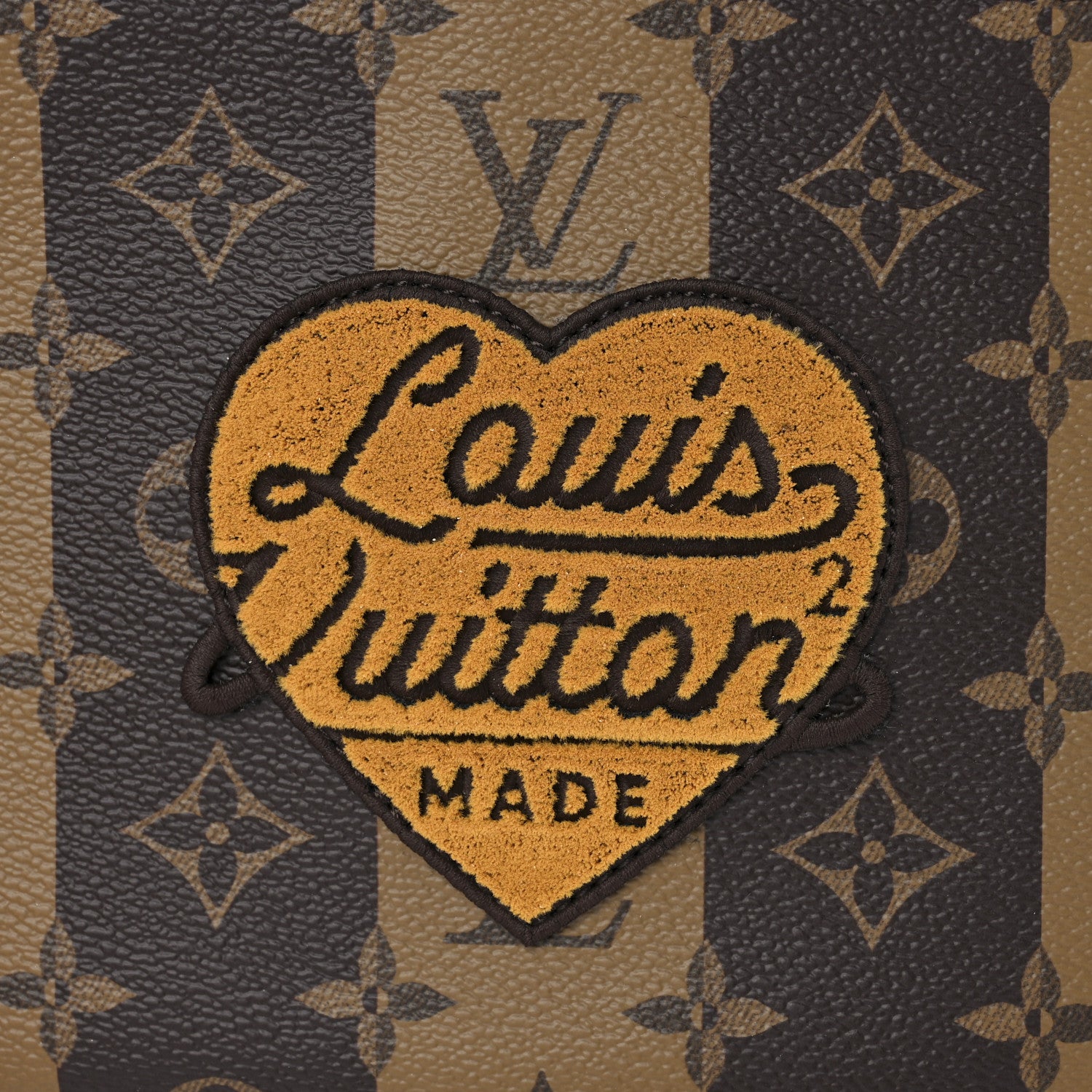 Louis Vuitton X NIGO Reverse Monogram Stripes Trio Messenger 7 of 13