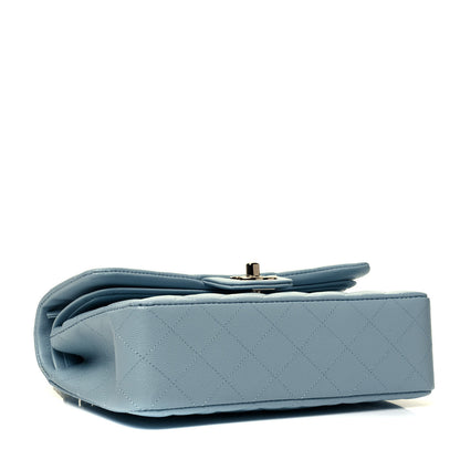 Chanel Caviar Quilted Small Double Flap Light Blue 4 of 9