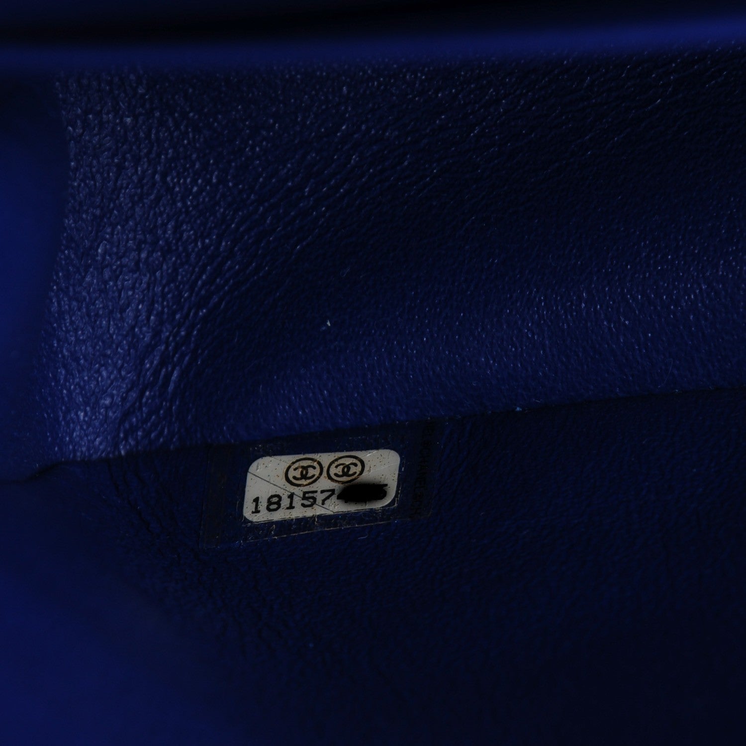 Chanel Lambskin Quilted Medium Double Flap Blue 8 of 8